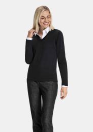 Damenpullover mit V-Ausschnitt