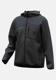 Hoody Fullzipp schwarz