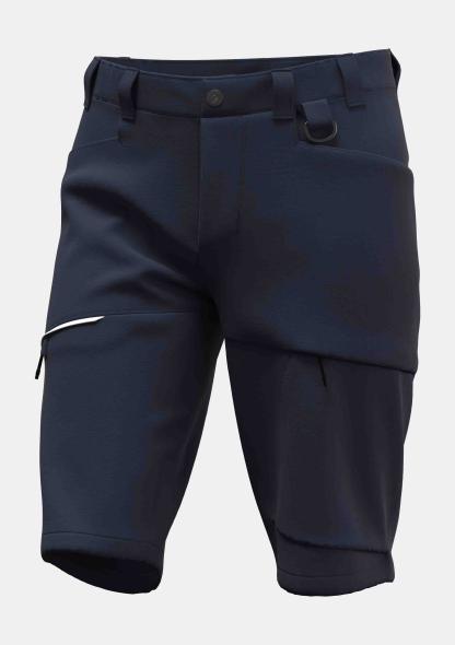 3OAKSHORTMNAV - Stretch-Bermuda navy