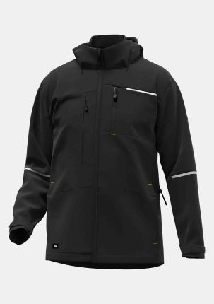 3OAKSSHLMBLK - Softshelljacke schwarz