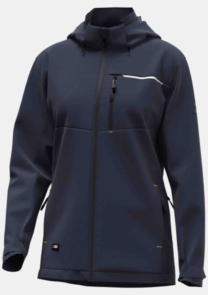 3OAKSSHLWNAV - Damen-Softshelljacke navy