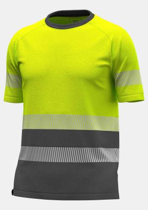 3SCUHVTSMYG - HV T-Shirt gelb/grau