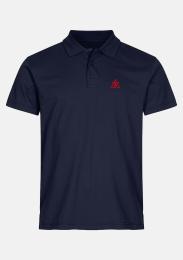 Polo navy Kurzarm mit Schullogo