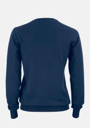 Damenpullover navy mit Schullogo