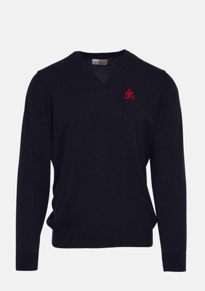 1TW504302 - Herrenpullover mit Schullogo