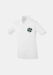 Kinderpolo Kurzarm Weiss mit Logo