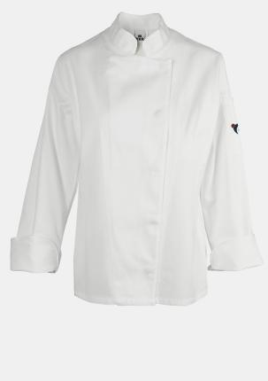 1HBDKJW2502 - Damen Kochjacke mit Schullogo