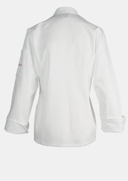 1HBDKJW2502 - Damen Kochjacke mit Schullogo