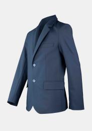 Herrensakko Slim Fit Dunkelblau mit Schullogo