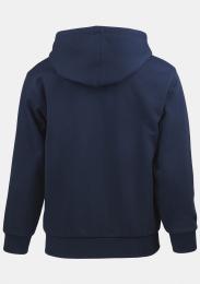 Kinderkapuzensweatjacke Tinte
