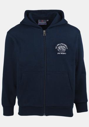 0SF56501 - Kinderkapuzensweatjacke mit Schullogo