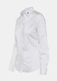 Damenbluse mit Schullogo Kurzgestellt