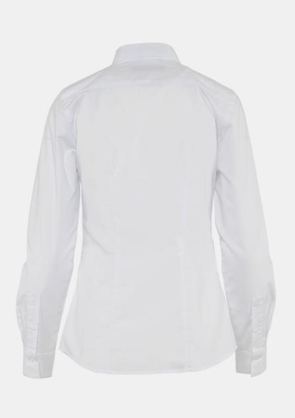 1ABLULAKU - Damenbluse mit Schullogo Kurzgestellt