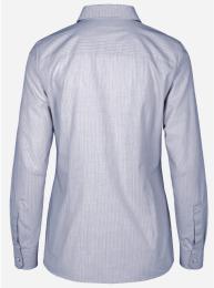 Bluse mit Drucker hellblau gestreift