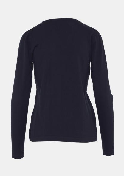 1K5045111 - Damenpullover Dunkelblau mit Schullogo