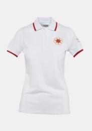 Mädchenpolo Kurzarm mit Logo