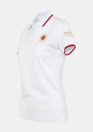 Mädchenpolo Kurzarm mit Logo