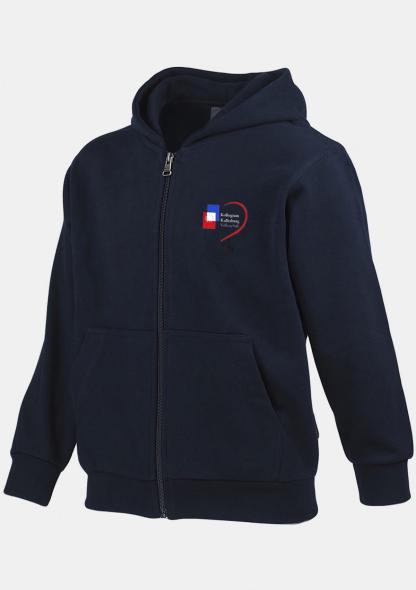 0KK56501 - Kinder Kapuzensweatjacke mit Logo