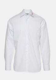 Hemd mit Schullogo Langarm