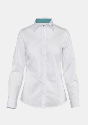 1HBDBW0201K - Bluse mit Logo Kurzgestellt