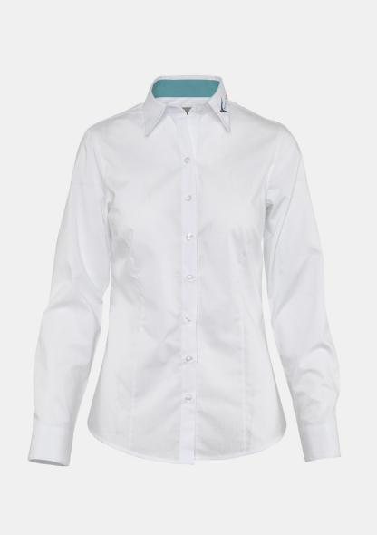 1HBDBW0201K - Bluse mit Logo Kurzgestellt