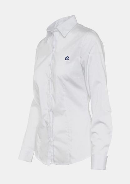 1MRBLULAKU4 - Damenbluse mit Logo Kurzgestellt