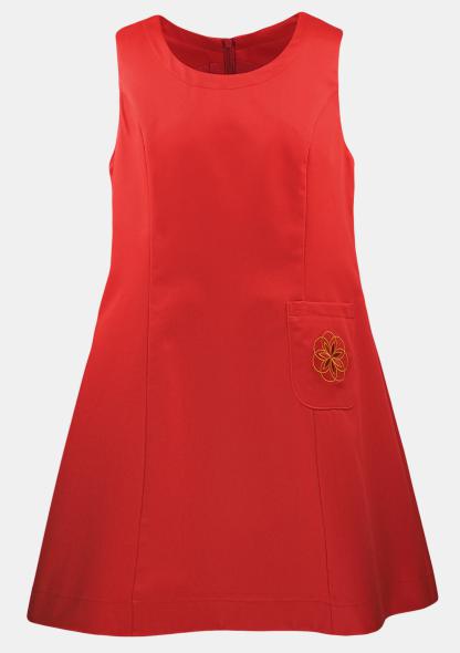 9AKKW0251 - M&auml;dchenkleid tailliert mit Schullogo