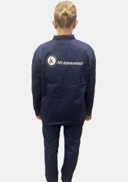 Arbeitsjacke Dunkelblau mit Schullogo