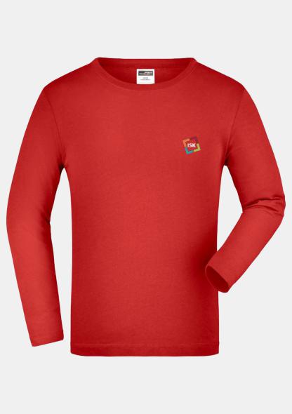 0ISKJN913K01 - Kindershirt Longsleeve mit Logo