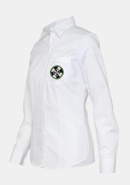 1DODBW20001 - Damenbluse mit Schullogo