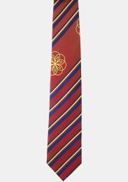 Krawatte mit Schullogo