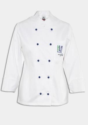1BDKOCH - Damenkochjacke mit Schullogo