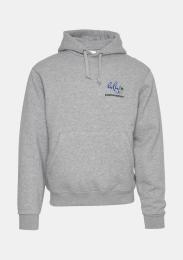 Kapuzensweater Heather Grey mit Schullogo