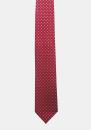 Krawatte Rot gemustert