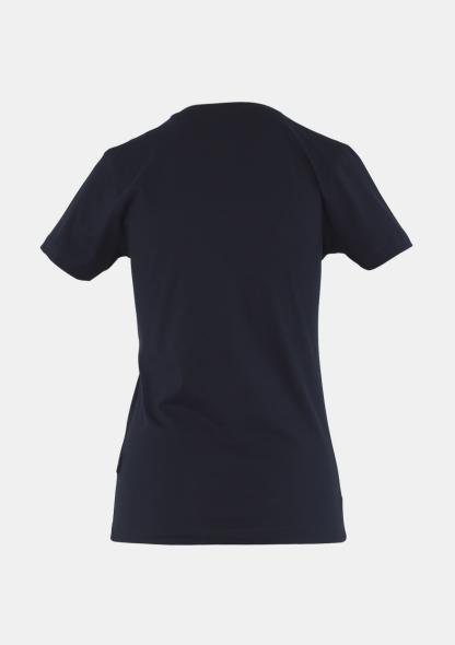 1WDTSHIRTBL - Damen T-Shirt mit Schullogo Tinte