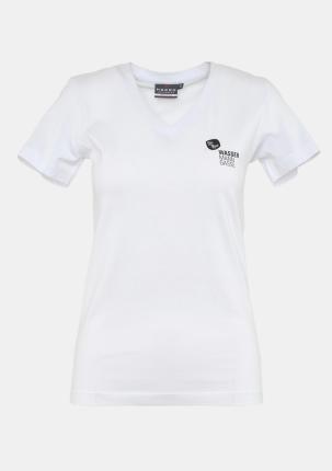 1WDTSHIRTWE - Damen T-Shirt mit Schullogo Weiß