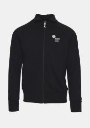 Sweatjacke Schwarz mit Schullogo