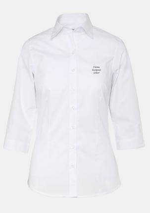1VESDBW20601 - Damenbluse 3/4 Arm mit Schullogo