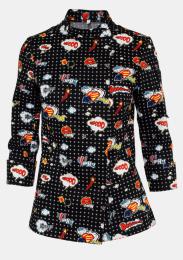Damenkochjacke langarm