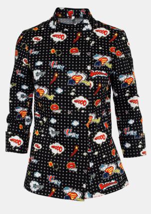 31002143A - Damenkochjacke langarm