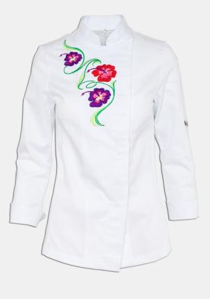 31003001A - Damenkochjacke Langarm