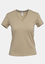 Damen V-Ausschnitt T-Shirt