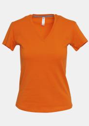 Damen V-Ausschnitt T-Shirt