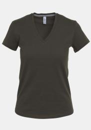 Damen V-Ausschnitt T-Shirt