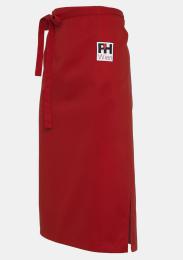 Bistroschürze 100 cm mit Schullogo Swiss Red