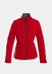 Damensoftshelljacke rot