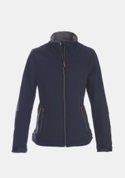 Damensoftshelljacke navy