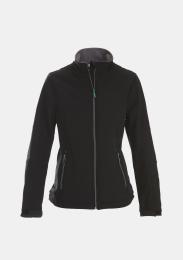 Damensoftshelljacke schwarz