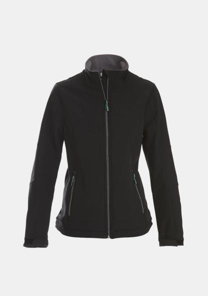 32261045900 - Damensoftshelljacke schwarz