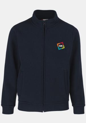 0ISKSWEATJA02 - Kindersweatjacke mit Schullogo